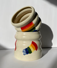 Rainbow Bumpy Vase I